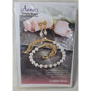 Annie's Simply Beads Kit Of The Month "Golden Rose" BD 057